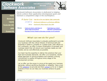 Tablet Screenshot of clockworksa.com